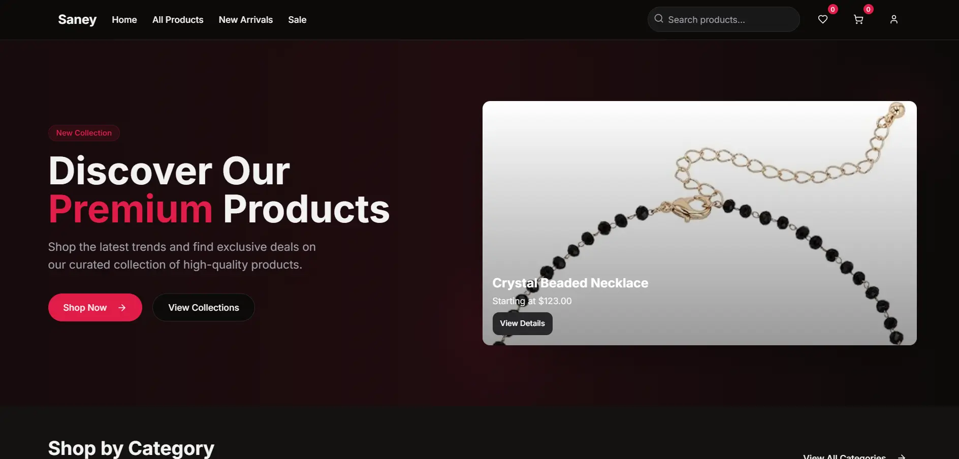 E-commerce Store Dashboard